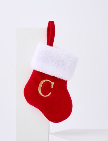 Christmas Shop Mini Stocking Alphabet, C product photo