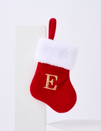 Christmas Shop Mini Stocking Alphabet, E product photo