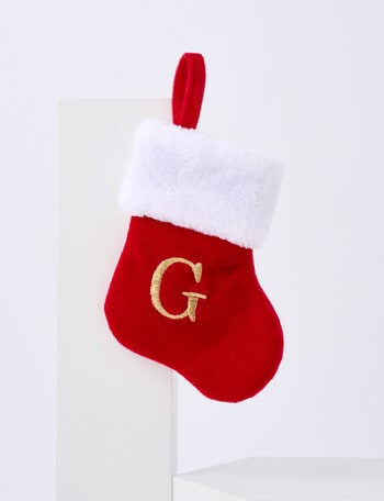 Christmas Shop Mini Stocking Alphabet, G product photo