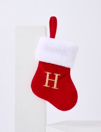 Christmas Shop Mini Stocking Alphabet, H product photo