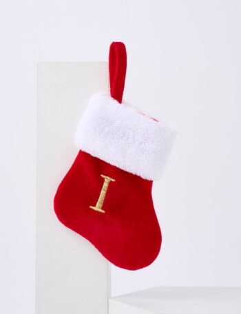 Christmas Shop Mini Stocking Alphabet, I product photo