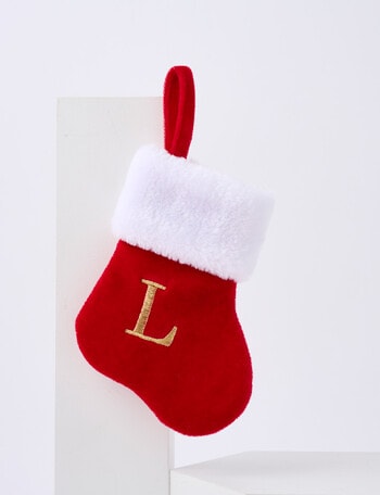 Christmas Shop Mini Stocking Alphabet, L product photo