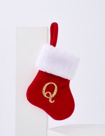 Christmas Shop Mini Stocking Alphabet, Q product photo