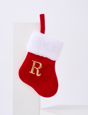 Christmas Shop Mini Stocking Alphabet, R product photo