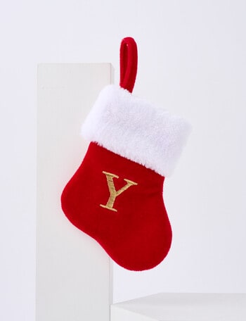 Christmas Shop Mini Stocking Alphabet, Y product photo