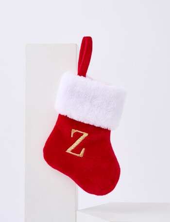 Christmas Shop Mini Stocking Alphabet, Z product photo