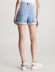 Calvin Klein Mom Short, Light Blue product photo View 02 S