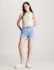 Calvin Klein Mom Short, Light Blue product photo View 03 S