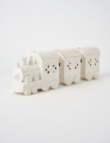 Christmas Shop Woodland Wonders LED Ceramic Train product photo