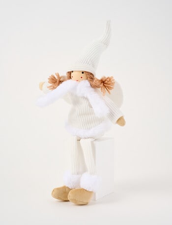 Christmas Shop Woodland Wonders Snow Angel, White product photo