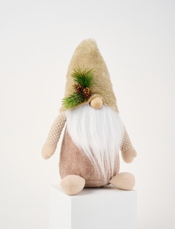 Christmas Shop Woodland Wonders Woodland Gnome, Small, Beige product photo