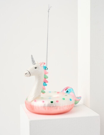 Christmas Shop Summers Sleigh Glass, Unicorn Floatie product photo