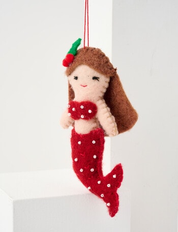 Christmas Shop Summers Sleigh Felt, Mermaid product photo