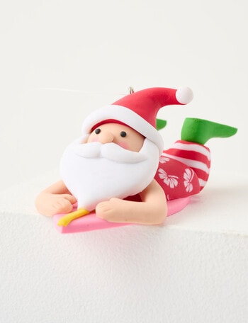 Christmas Shop Summers Sleigh Claydough, Surfing Santa product photo