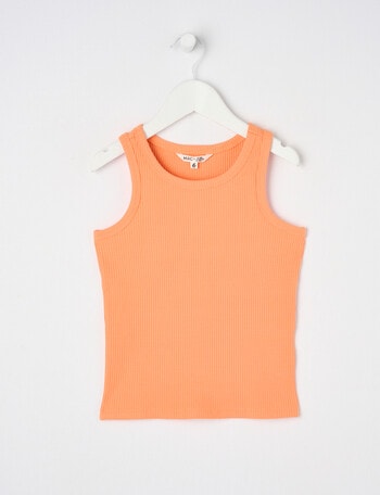 Mac & Ellie Rib Singlet, Mango product photo