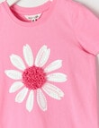 Mac & Ellie Novelty Daisy Short Sleeve Tee, Candy Pink product photo View 02 S