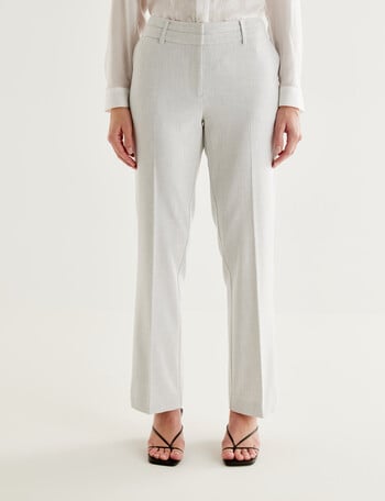 Oliver Black Straight Leg Pant, Silver product photo