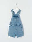 Switch Denim Cargo Pocket Shortall, Mid Blue product photo