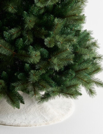 Christmas Shop Faux Fur White Tree Skirt product photo