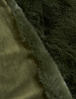 M&Co Shasta Faux Fur Throw, Martini product photo View 03 S