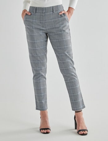 Oliver Black Tapered Leg Pant, Spring Check product photo