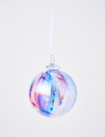 Christmas Shop Merry Morsels Blown Glass Bauble Dawn product photo