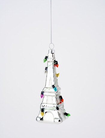 Christmas Shop Merry Morsels Glass Eiffel Tower product photo