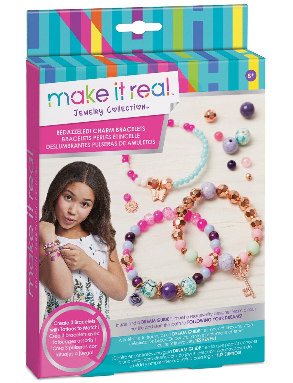 Bead Bracelet Making Kit, Bead Friendship Bracelets Kit With Beads Letter  Beads Charm Beads And Ela