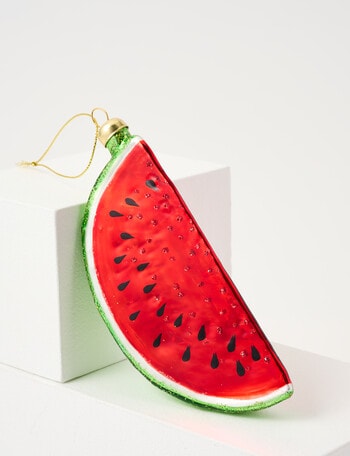 Christmas Shop Tidings & Treats Glass, Watermelon product photo