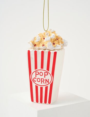 Christmas Shop Tidings & Treats Glass, Popcorn product photo