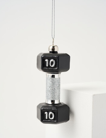 Christmas Shop Tidings & Treats Glass, Dumbbell product photo