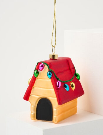 Christmas Shop Tidings & Treats Glass, Dog House product photo