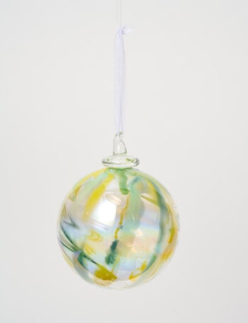 Christmas Shop Woodland Wonders Blown Glass Bauble, Aurora product photo