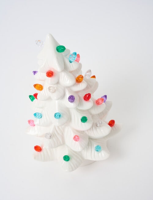 Christmas Shop Merry Morsels LED Ceramic Tree, Small product photo View 02 L