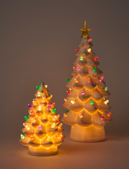 Christmas Shop Merry Morsels LED Ceramic Tree, Small product photo View 06 L