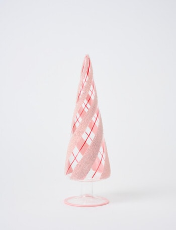 Christmas Shop Merry Morsels Glass Tree, Pink product photo