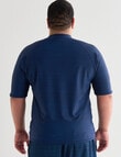 Gasoline King Size Rash Top, Black Navy product photo View 02 S