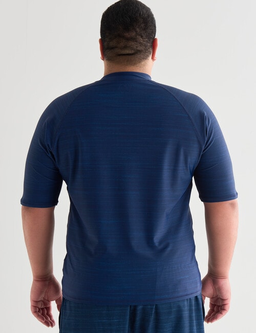 Gasoline King Size Rash Top, Black Navy product photo View 02 L