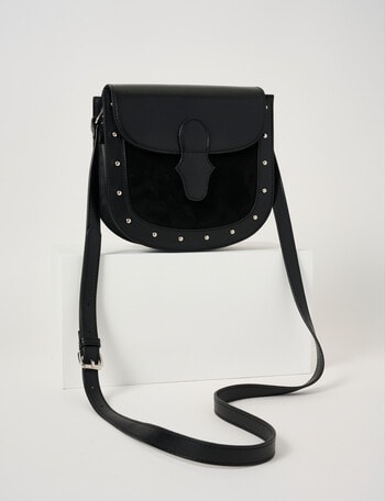 Whistle Accessories Western Crossbody Bag, Black product photo