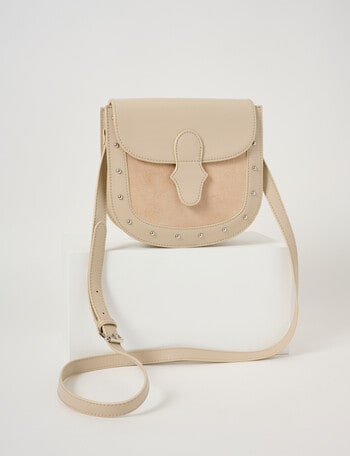 Whistle Accessories Western Crossbody Bag, Beige product photo