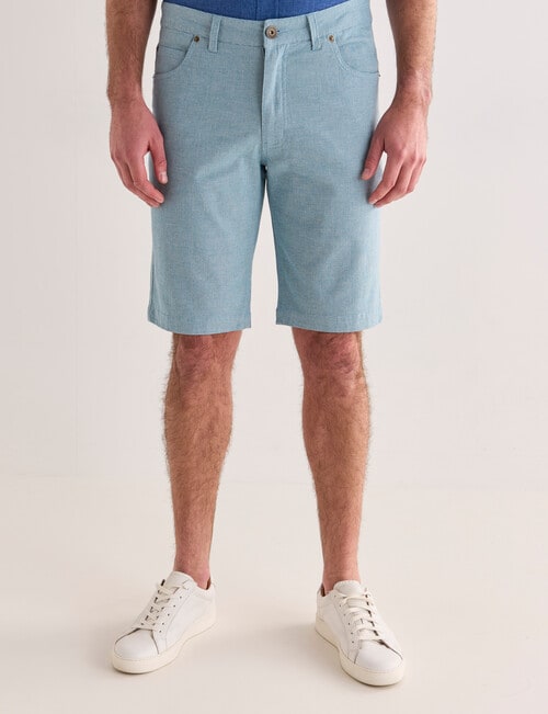 Chisel 5-Pocket Short, Teal product photo