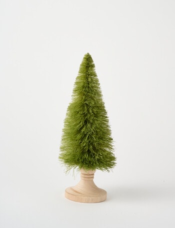 Christmas Shop Mistletoe Meadow Bottle Brush, Short, Green product photo