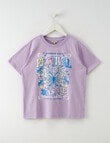 Switch Festival Short Sleeve Oversize Tee, Lilac product photo