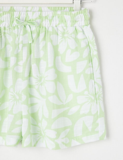 Switch Tropical Print Viscose Short, Lime product photo View 04 L