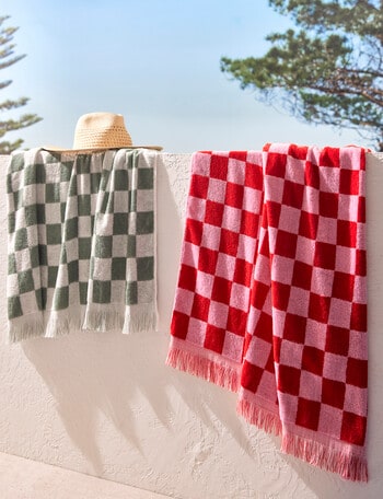 Verano Sicily Beach Towel, Sage product photo