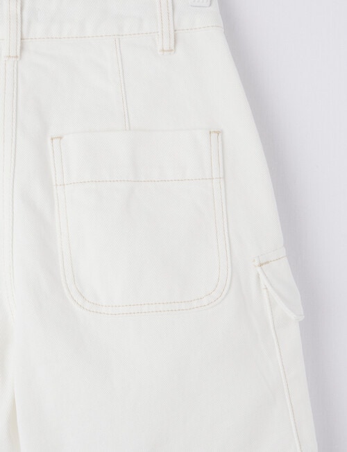 Switch Cargo Denim Short, White product photo View 03 L