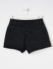 Switch Denim Skort, Washed Black product photo View 02 S