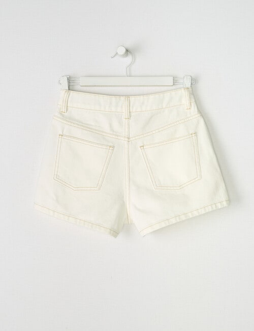 Switch Denim Skort, White product photo View 04 L