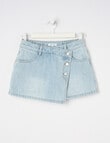 Switch Denim Skort, Blue product photo View 03 S