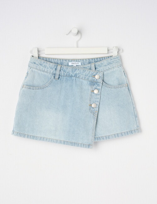 Switch Denim Skort, Blue product photo View 03 L